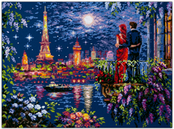 Cross stitch kit Weekend in Paris - Magic Needle