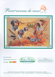 Cross Stitch Chart Perro, Escenas de Caza - Eder