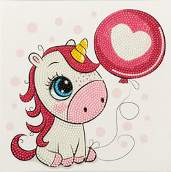 Diamond Painting Cardboard - Fairy Unicorn - Freyja Crystal