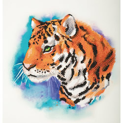 Diamond Painting Cardboard - Strong Tiger - Freyja Crystal