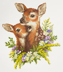 Diamond Painting Fawns - Freyja Crystal