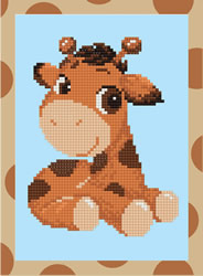 Diamond Painting Cute Baby Giraffe - Freyja Crystal