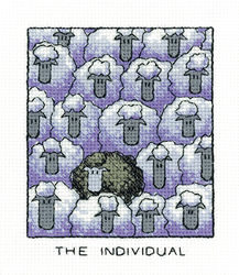 Cross stitch kit The Individual - Heritage Crafts