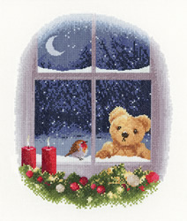 Cross stitch kit William & Robin - Heritage Crafts