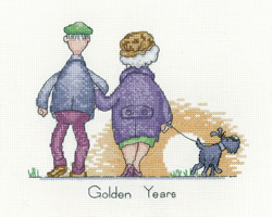 Cross stitch kit Golden Years - Heritage Crafts