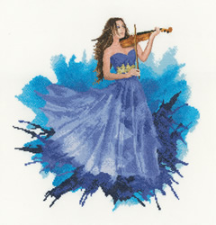 Cross stitch kit The Violinist - Heritage Crafts