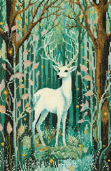 Cross stitch kit White Hart - Heritage Crafts