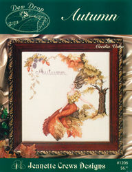 Cross Stitch Chart Dew Drop: Autumn - Jeanette Crews Designs