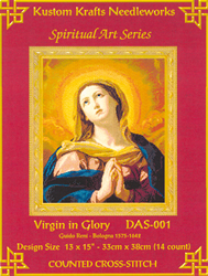 Cross Stitch Chart Virgin in Glory - Kustom Krafts