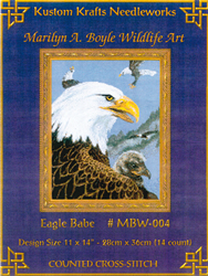 Borduurpatroon Eagle Babe - Kustom Krafts