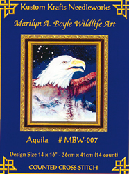 Cross Stitch Chart Aquila - Kustom Krafts