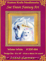 Cross Stitch Chart Winter White - Kustom Krafts