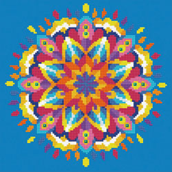 Diamond Art Blue Mandala - Leisure Arts