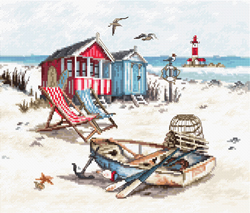 Cross stitch kit Beach - Leti Stitch