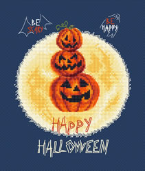 Cross stitch kit Pumpkin's Party - Leti Stitch