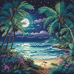 Borduurpatroon Night Paradise - Leti Stitch