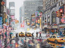 Cross stitch kit New York / Range: Cities - Leti Stitch