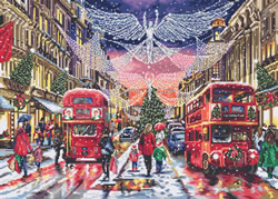 Cross stitch kit Regent Street - Leti Stitch