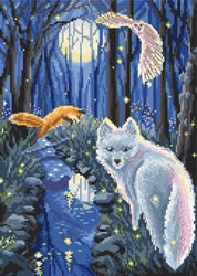 Cross stitch kit A Midsummer Night - Leti Stitch