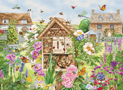 Cross stitch kit Busy Bee Hotel - Leti Stitch