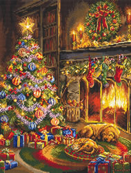 Borduurpakket Christmas Eve - Leti Stitch