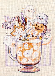 Cross stitch kit Trick or Treat - Leti Stitch