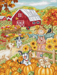 Borduurpakket Autumn Farm - Leti Stitch