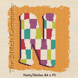 Cross Stitch Chart N - LiliPoints