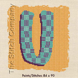 Cross Stitch Chart U - LiliPoints