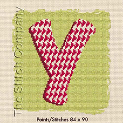 Cross Stitch Chart Y - LiliPoints