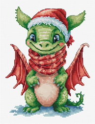 Cross stitch kit The Happy Dragon - Luca-S