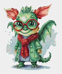 Cross stitch kit The Elegant Dragon  - Luca-S