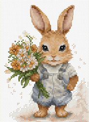 Cross stitch kit The Bunny's Surprise - Luca-S