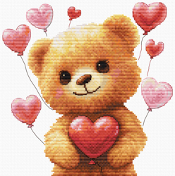 Cross stitch kit Love in the Air - Luca-S