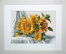 Borduurpakket Sunflowers - Luca-S
