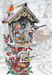 Cross stitch kit Bird House - Luca-S