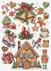 Cross stitch kit Christmas Composition - Luca-S