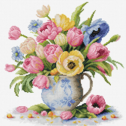 Cross stitch kit Serene Beauty - Luca-S