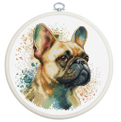 Borduurpakket The French Bulldog - Luca-S