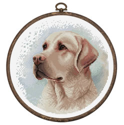 Cross stitch kit The Labrador - Luca-S