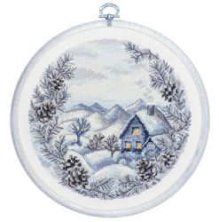 Cross stitch kit The Winter - Luca-S