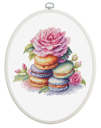 Cross stitch kit French Macarons - Luca-S