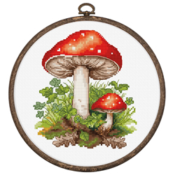 Borduurpakket Amanita Muscaria - Luca-S