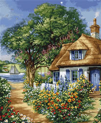 Borduurpakket Summer Landscape - Luca-S