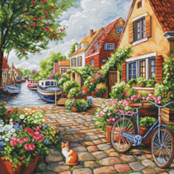 Cross stitch kit Summer Splendor - Luca-S
