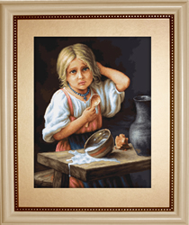Petit Point borduurpakket Bauer - Luca-S
