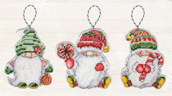 Borduurpakket Christmas Gnomes - Luca-S