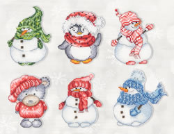 Cross stitch kit Winter Toys - Luca-S