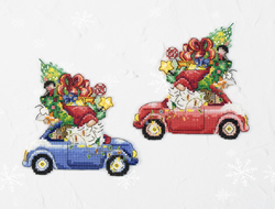 Cross stitch kit  The Gift Car - Luca-S