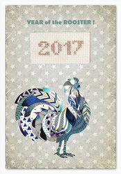 Cross Stitch Chart Year of the Rooster - Luca-S